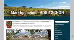 Desktop Screenshot of horitschon.at