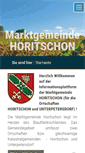 Mobile Screenshot of horitschon.at